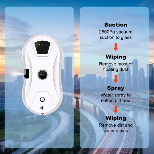 Liectroux YW610 aknapesurobot 2800 Pa Liectroux YW610 aknapesurobot 2800 Pa